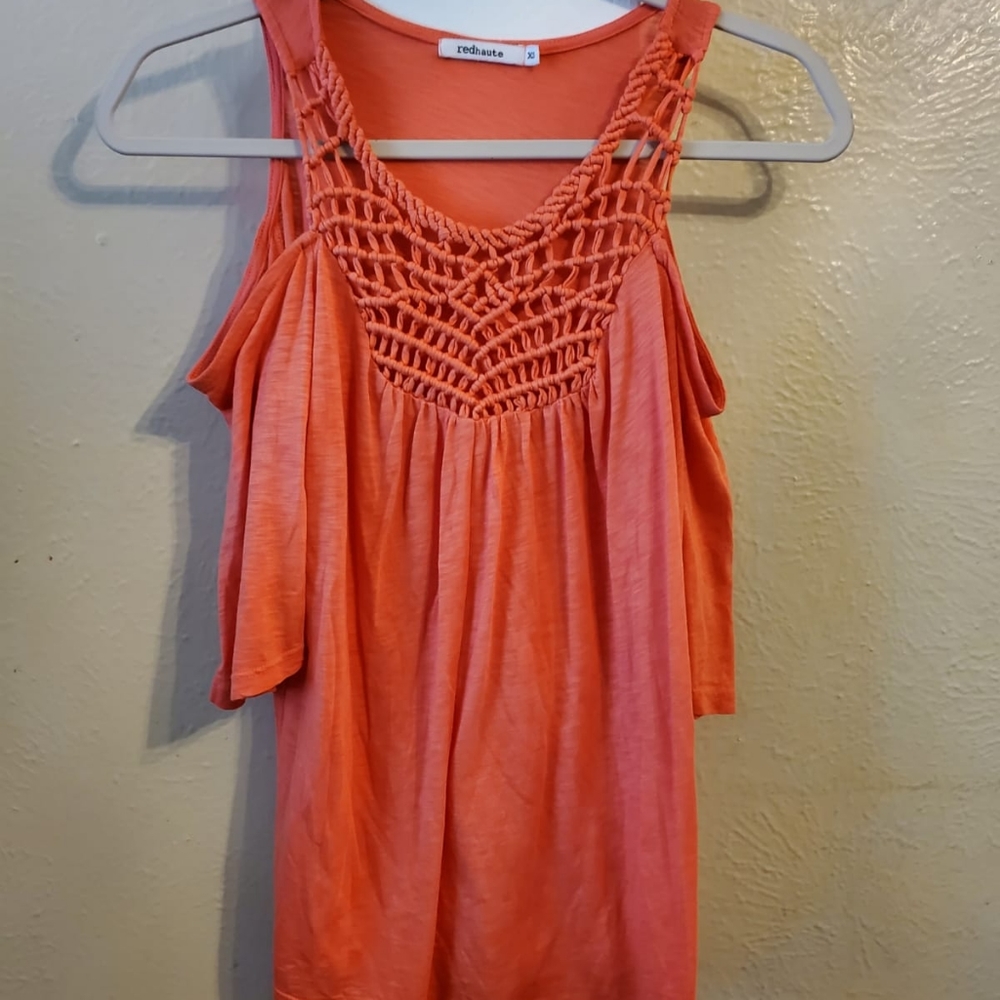 Red Haute Womens Top